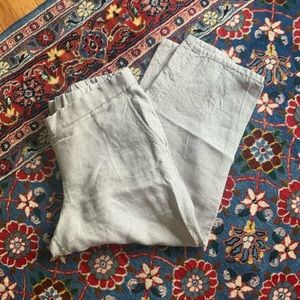Eileen Fisher Organic Linen Crop Pants